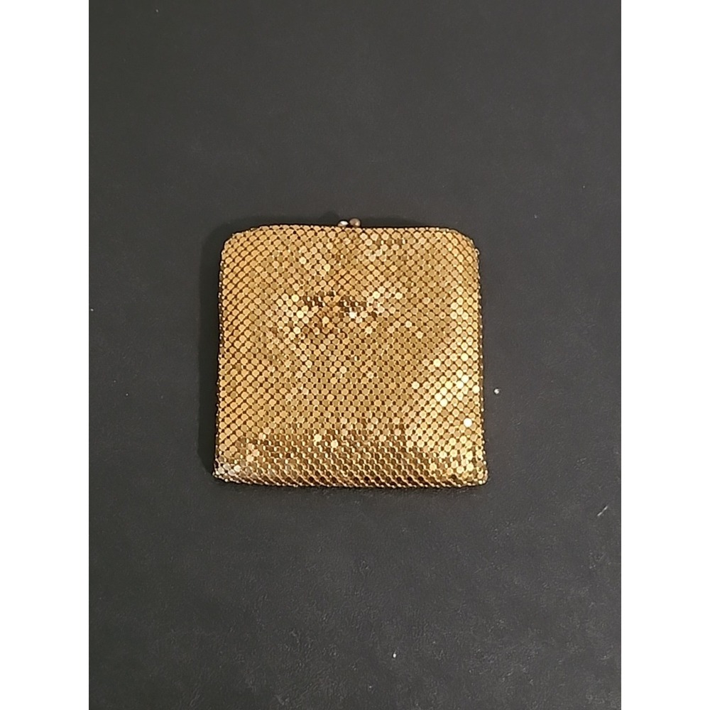 Vintage ECHT PRYM West Germany Gold Mesh Wallet Card Holder Change‎ purse